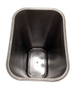 Rubbermaid FG295700BLA 10 Gal. Large Rectang Trash Can Black Pack of 10