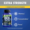 Focus Factor Extra Strength 60ct- Memory, Concentration, Focus Brain Supplement