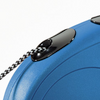 Flexi FL10476 16 ft. Classic Retractable Cord Leash 10738, Blue - Medium