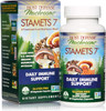 Host Defense - Stamets 7 Multi Mushroom Capsules, Supports Overall Immunity by Promoting Respiration and Digestion with Lion's Mane, Reishi, and Cordyceps, Non-GMO, Vegan, Organic, 60 Count