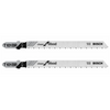 BOSCH T101BR Jigsaw Blade,T-Shank,4 In. L,PK5 (Pack of 2)