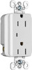 Legrand - Pass & Seymour 5252WSPCC6 Transient Voltage Surge Suppressor Commercial Grade Receptacle 15-Amp 125-volt, White