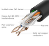 [UL Listed] Cable Matters In-Wall Rated (CM) Cat 6 / Cat6 Bulk Cable (Cat6 Ethernet Cable 1000 Feet) in Red