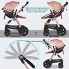 Cynebaby Infant Baby Stroller Convertible Bassinet for Newborn and Toddler