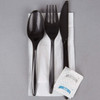 250 Plastic Cutlery Packets - Knife Fork Spoon Napkin Salt Pepper Sets