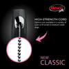 Flexi FL10477 16 ft. Classic Retractable Cord Leash 10739, Black - Medium