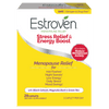 Estroven Stress Relief & Energy Boost for Menopause Relief, Clinically Proven Ingredients Provide Stress & Energy Support, 28 Count