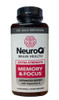 Life Seasons NeuroQ Memory & Focus Extra Strength 60 Veg Caps Exp 08/2024