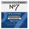 No7 Lift & Luminate Triple Action Fragrance Free Night Cream 1.69 oz