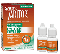 ZADITOR Antihistamine Eye Drops, Allergy Symptom Relief, 5 ml, Twin Pack