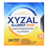 Xyzal Allergy 24 Hour 35 Tablets (Pack of 2)