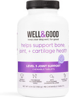 Well & Good Level 3 Joint Health Chews for Large Dogs, 90 chewable tabs