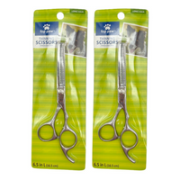 TOP PAW Thinning SCISSORS 6.5" FOR DOGS, LONG HAIR Pack of 2