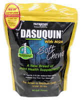 Nutramax Laboratories Dasuquin with MSM Joint Health Supplement for Small to Medium Dogs, 84 Soft Chews