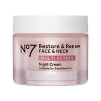 No7 Restore & Renew Face & Neck Multi Action Night Cream - 1.69 fl oz