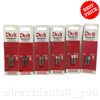Do It 1" Screwdriver Bit Slotted Size #10 - 12 376663 Pack of 6