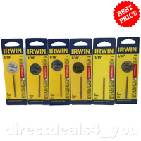 Irwin Titanium #63904 1/16" Drill Bit Pack of 6
