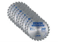 Classic Circular Saw Blade Framing Ripping 24T 7-1/4 in Pack of 10