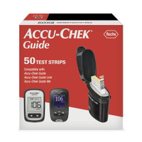 Accu-Chek Guide Test Strips for Diabetic Blood Glucose Testing (Pack of 50)