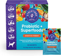 NaturVet Evolutions Probiotic + Superfoods Digestive Powder 30 Sachets Dogs