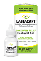 Lastacaft Once Daily Eye Allergy Itch Relief Drops, 1 Count, 5 mL