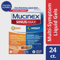 Mucinex Sinus-Max Max Strength Day & Night Liquid Gels (24ct)