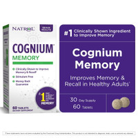 Natrol® Cognium Memory Tablets, Brain Health Support Supplement, 100mg, 60 Count