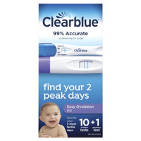 Clearblue Ovulation Starter Kit, 10 Ovulation Tests, 1 Pregnancy Test