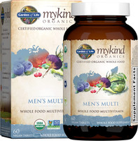 Garden of Life Mykind Organics Men's Multi Vegan Tablets, 60 Ct