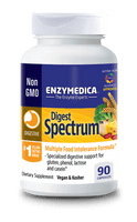 Enzymedica, Digest Spectrum, Dietary Supplement to Support Digestive Relief From Food Intolerances, Vegan, Non-GMO, 90 Capsules (45 Servings)