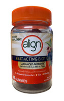 Align Fast-Acting Biotic Advanced Prebiotic 46 Gummies Exp 01/2023