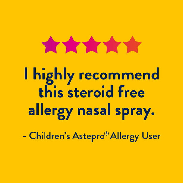 Children's Astepro Allergy Medicine, Steroid Free Antihistamine Nasal Spray, 60 Metered Sprays