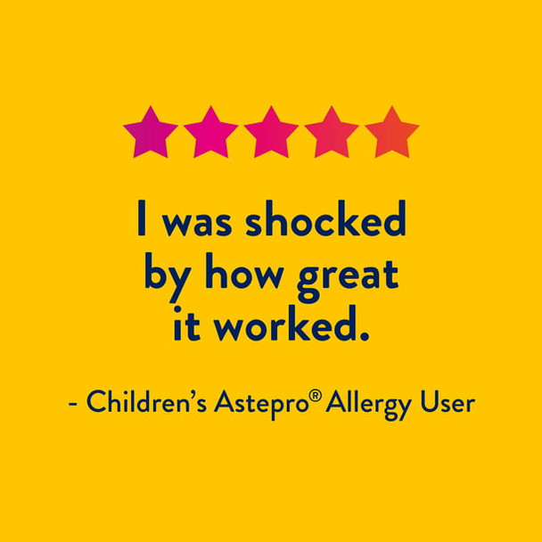 Children's Astepro Allergy Medicine, Steroid Free Antihistamine Nasal Spray, 60 Metered Sprays