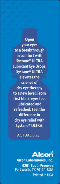 Systane Ultra Eye Drops Lubricant High Performance