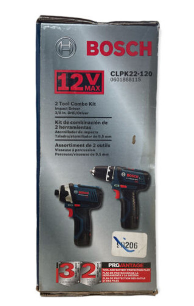 Bosch CLPK22-120 12V Cordless Lithium-Ion 3/8 in. Drill Driver and Impact Driver