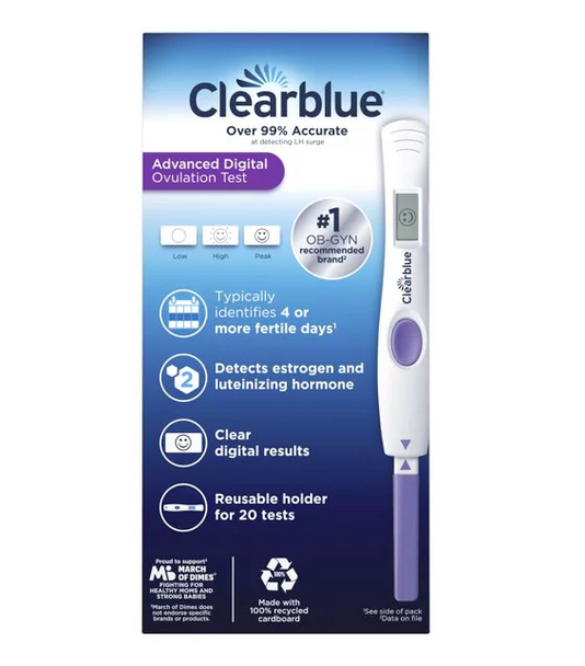 Clearblue Advanced Digital Ovulation Test, Predictor Kit, 20 Tests