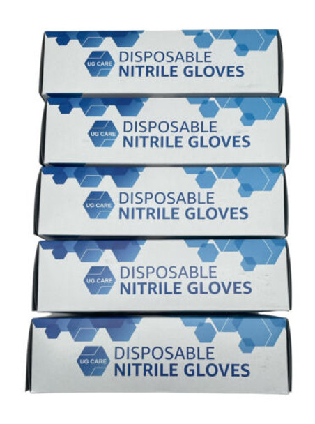 UG Care Disposable Nitrile Gloves Large 500 pc