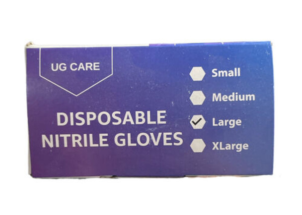 UG Care Disposable Nitrile Gloves Large 500 pc