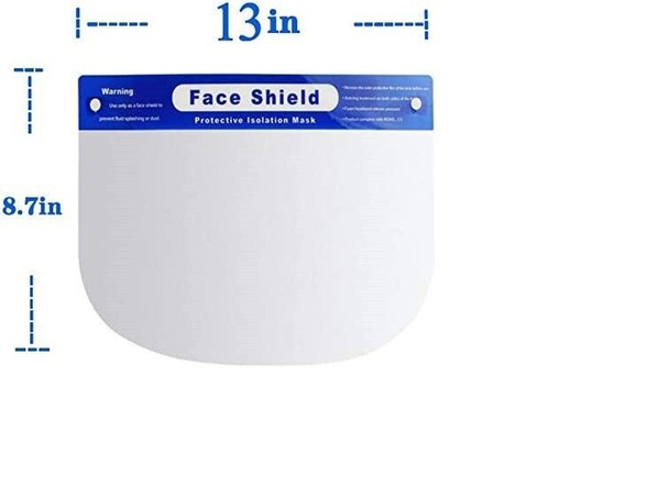 10Pcs Safety Face Shield Reusable Full Face