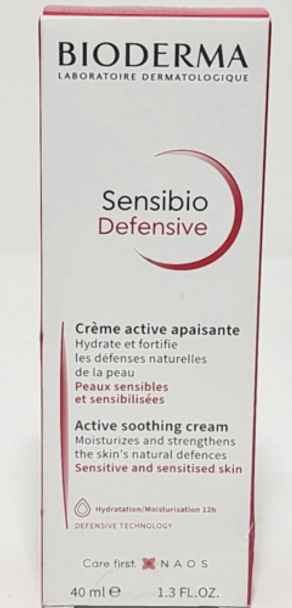 Bioderma Sensibio Defensive Active soothing cream for sensitive skin 1.3oz 9/24