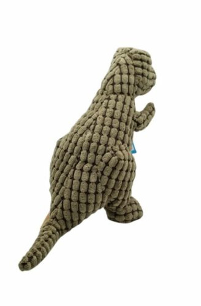 Petpany Dog Squeaky Toy Soft Pet Chewing plush Toy with Dinosaur Shape Squeaky