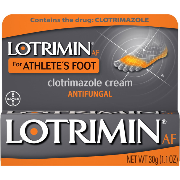 Lotrimin AF Athlete's Foot Antifungal Cream, 1.1 Ounce Tube