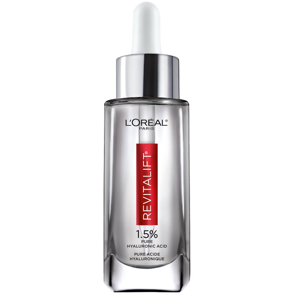 L'Oreal Paris Revitalift Derm Intensives Hyaluronic Acid Face Serum, 1 fl oz