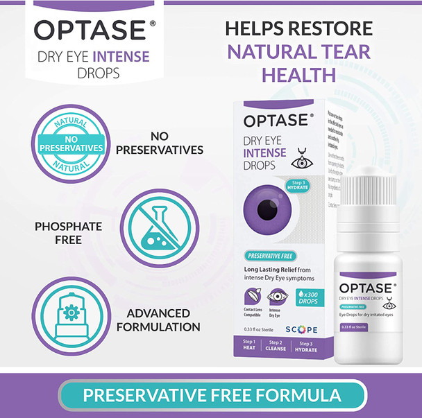 OPTASE Dry Eye Intense Drops, 0.33 fl oz