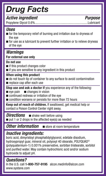 Systane Balance Lubricating Eye Drops for Dry Eyes Symptoms, 10mL, Twin Pack