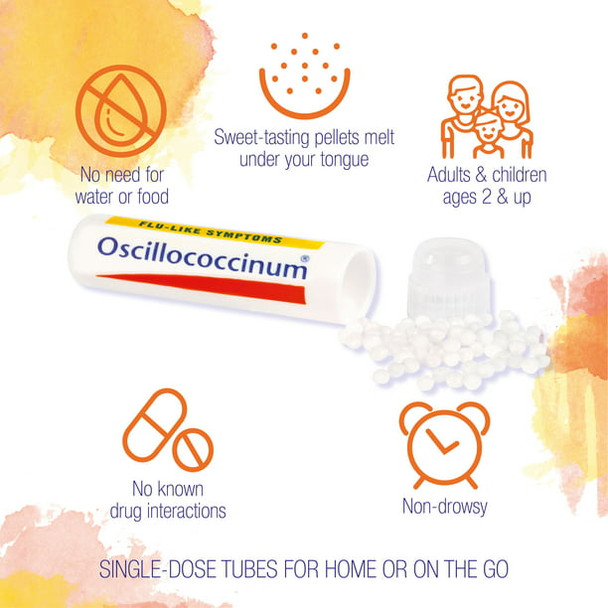 Boiron Oscillococcinum Homeopathic Medicine for Flu-Like Symptoms, 30 Doses