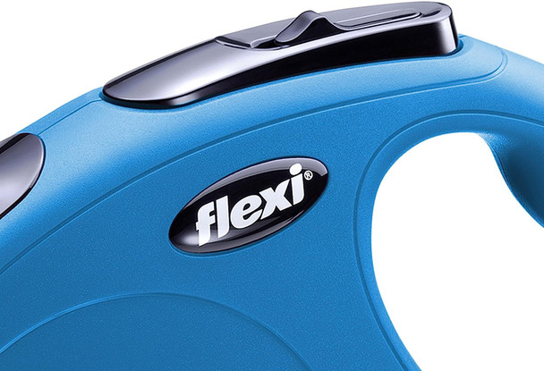 Flexi CORD XS 10FT BLUE 10 ft. Classic Retractable Cord Leash, Blue