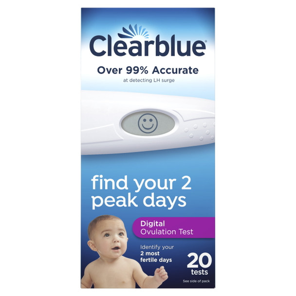 Clearblue Digital Ovulation Predictor Kit, 20 Digital Ovulation Tests