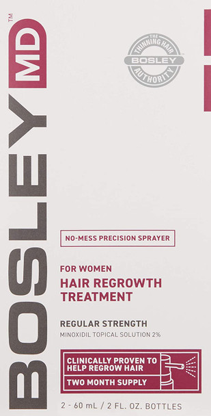 Bosley MD Women's Regrowth Treatment 2% Minoxidil Spray