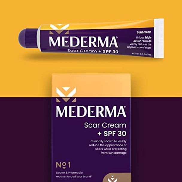 Mederma Scar Cream + SPF 30 Protection & Treatment, 0.7 oz (20g)